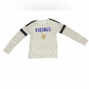 NFL Vikings Girls Sweatshirt Size L 10/12 NWT